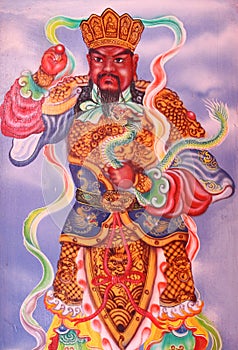Chinese temple figure