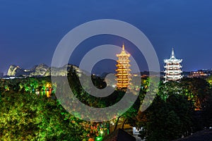 Chinese Temple in Guilin China