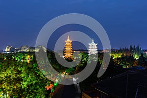 Chinese Temple in Guilin China