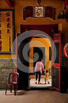 Chinese temple in ho chi minh vietnam