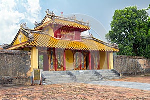 Chinese temple in Hue Vietnam