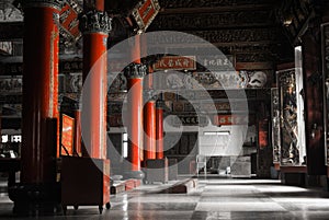 Chinese temple interior