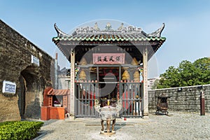 Chinese temple in macau china