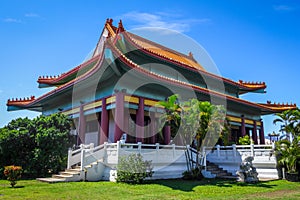 Chinese temple in Papeete on Tahiti island photo