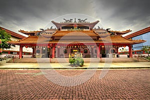 Chinese Temple Paved Square