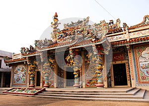Chinese temple in prachinburi province