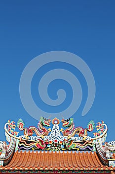 Chinese temple roof