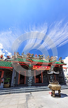 Chinese temple roof