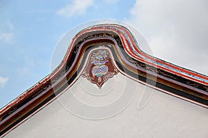 Chinese temple roof design