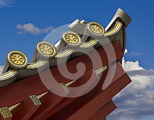 Chinese Temple Roofline detail