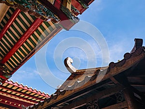 Chinese Temple Rooftop