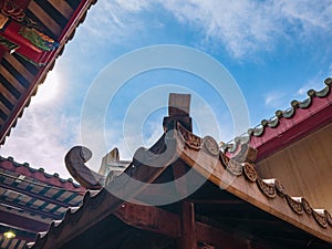 Chinese Temple Rooftop