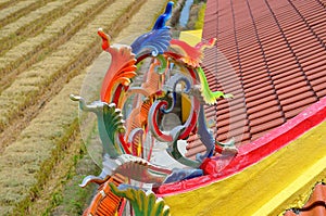 Chinese Temple in Sekinchan, Malaysia