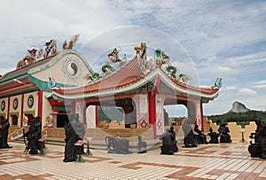Chinese Temple Viharnra Sien in Pattaya photo