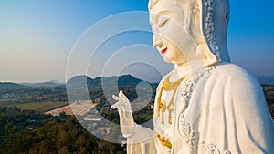 Chinese temple wat Hyua Pla Kang in Chiang Rai north of Thailand.