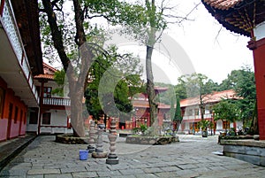 Chinese Temple yard