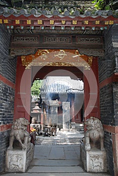 Chinese temples on mount tai