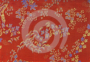 Chinese Textile Background