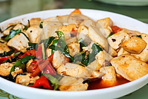 Chinese tofu dish