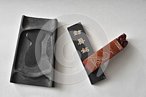 Chinese tools for calligraphy and painting