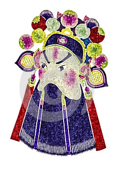 Chinese tradition opera mask