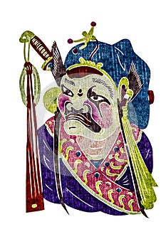 Chinese tradition opera mask