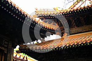 Chinese traditional classical wooden architecture