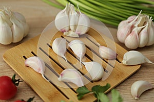 Chinese traditional cooking seasoning, garlic.