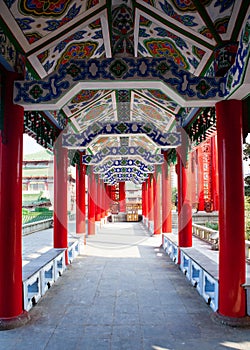 Chinese traditional corridor