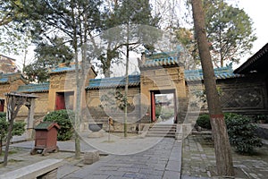 Chinese traditional courtyard of xian huajue lane great mosque, adobe rgb