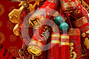 Chinese traditional decoration like firecracker