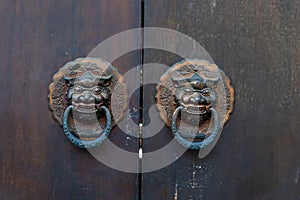 Chinese traditional door handle