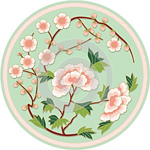 Chinese Traditional Floral Pattern