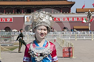 Girl with Chinese traditional Garb