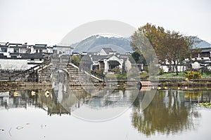 Chinese traditional Hui Style ancient architecture photo