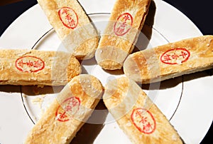 Chinese traditional pastry - Shortening cake photo