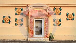 Chinese traditional religion gate decoration