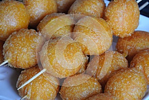Chinese traditional snack :tang you guo zi
