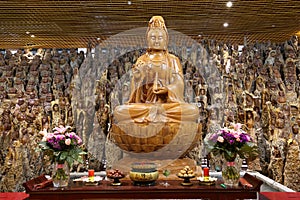 Chinese Traditional Woodcarving Art Buddha