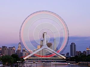 Chinese urban ferris wheel