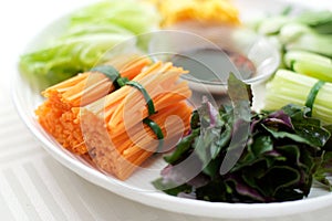 Chinese vegetable plate