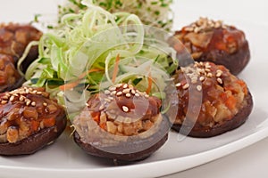 Chinese Vegetarian Mushroom Dish