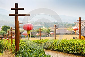 The Chinese Viewpoint entrance in Pai,Mae Hon Son,northern Thailand