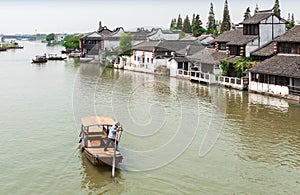 Chinese village on the water