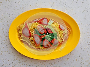 Chinese Wanton Noodles