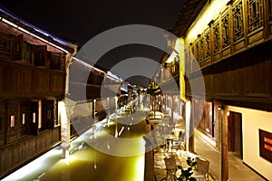 The Chinese watery town buildings photo