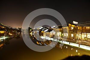 The Chinese watery town buildings