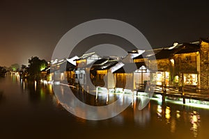 The Chinese watery town buildings