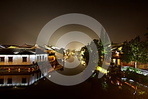 The Chinese watery town buildings