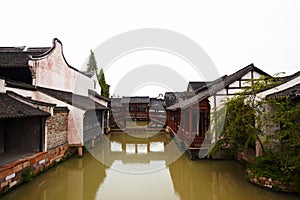 The Chinese watery town buildings